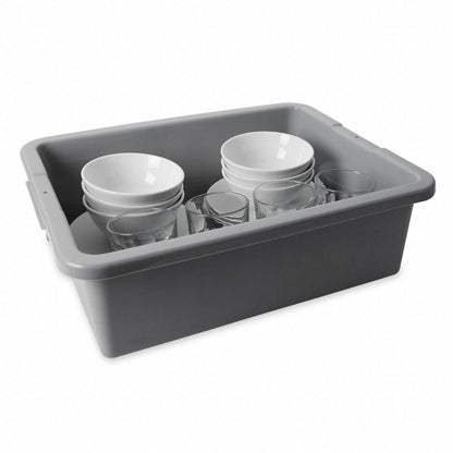Gray Nesting Container 21 1/2 in x 17 1/8 in x 7 in H, 1 PK