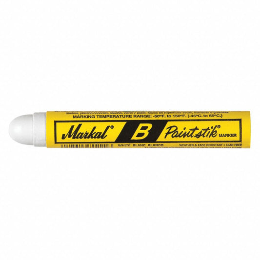 Solid Paint Marker, Large Tip, White Color Family