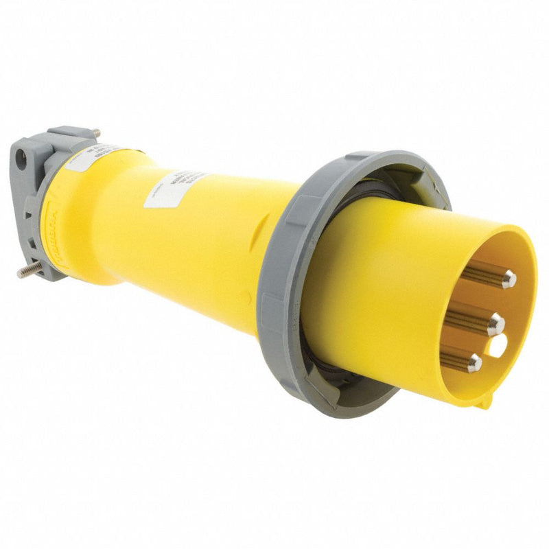 IEC Pin and Sleeve Plug, 2P, 3W, 20A, 125V