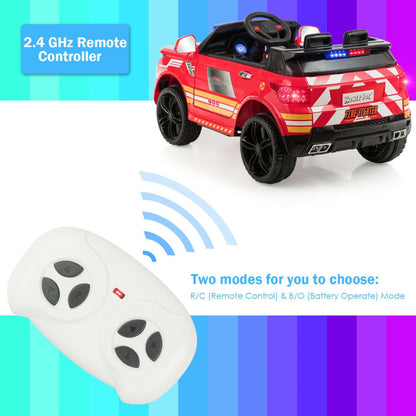 Costway 12V Kids Electric Ride On Car with Remote Control