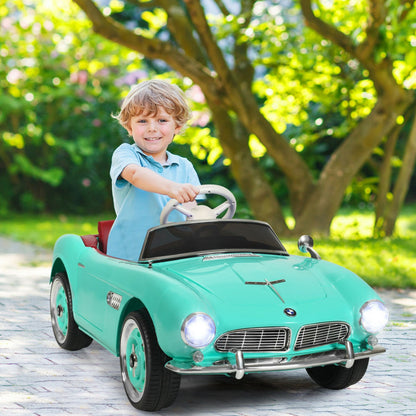 Costway 12 V BMW 507 Licensed Electric Kids Ride On Retro Car