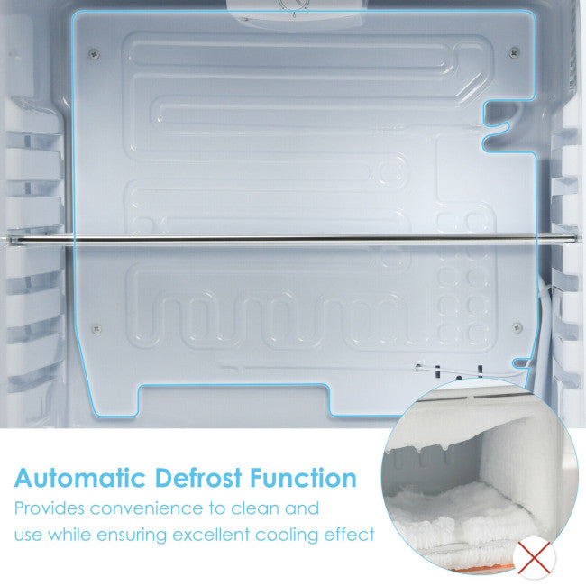 2.4 Cubic Feet Compact Refrigerator Auto Defrost Mini Fridge Reversible Door