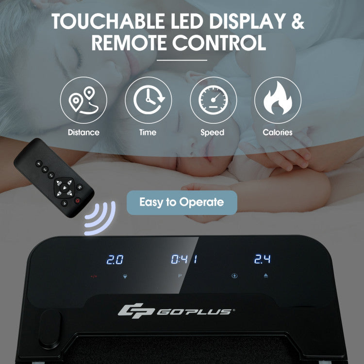 Under Desk Treadmill with Touchable LED Display