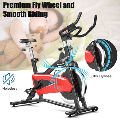 Magnetic Exercise Bike Fitness Cycling Bike with 35Lbs Flywheel for Home and Gym
