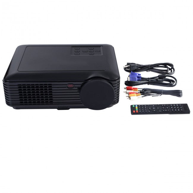 5000 Lumens HD 1080P 3D LED Portable Home Theater Projector