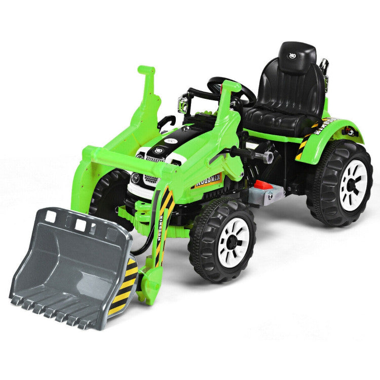 Costway 12V Battery Powered Kids Ride-on Dumper Truck