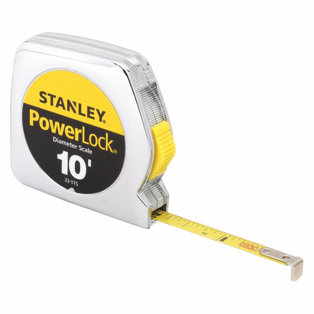 Stanley Hand Tools 33-115 10' x 1/4" PowerLock Pocket Tape Measure