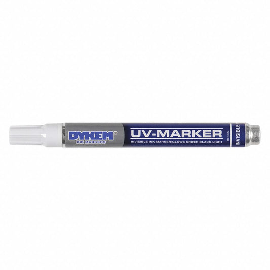 Permanent UV Marker, Medium Tip, Clear Color Family, Ink