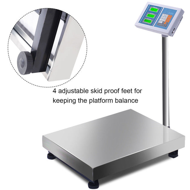 660 lbs Weight Computing Digital Floor Platform Scale