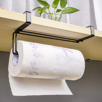 Paper Towel Holder, Hanger Paper Rolls Rack Under Cabinet