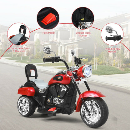 Costway 6V 3 Wheel Kids Motorcycle