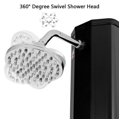 7.2 Feet Adjustable Outdoor Solar Heating Shower Head