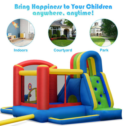 Inflatable Kid Bounce House Castle with Blower