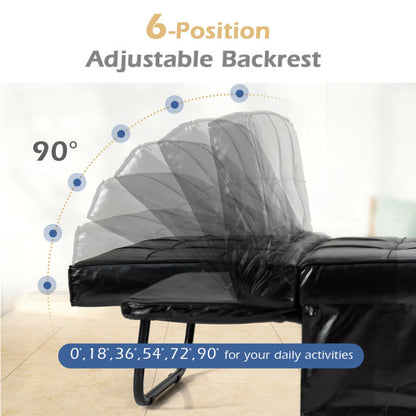 4 in 1 Multi-Function Convertible Sofa Bed Sleeper Folding Footstool