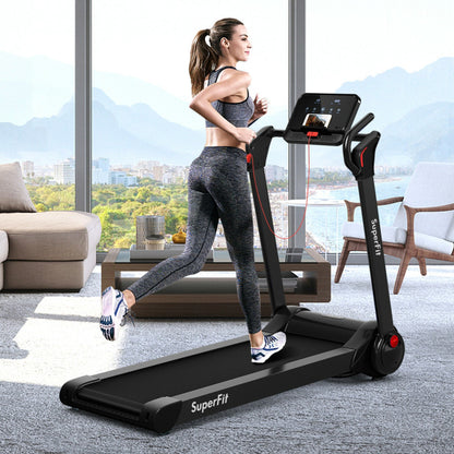 2.25 HP Electric Motorized Folding Treadmill with LED Display