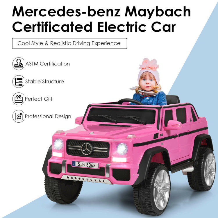 Costway 12V Licensed Mercedes-Benz Kids Ride-On Car