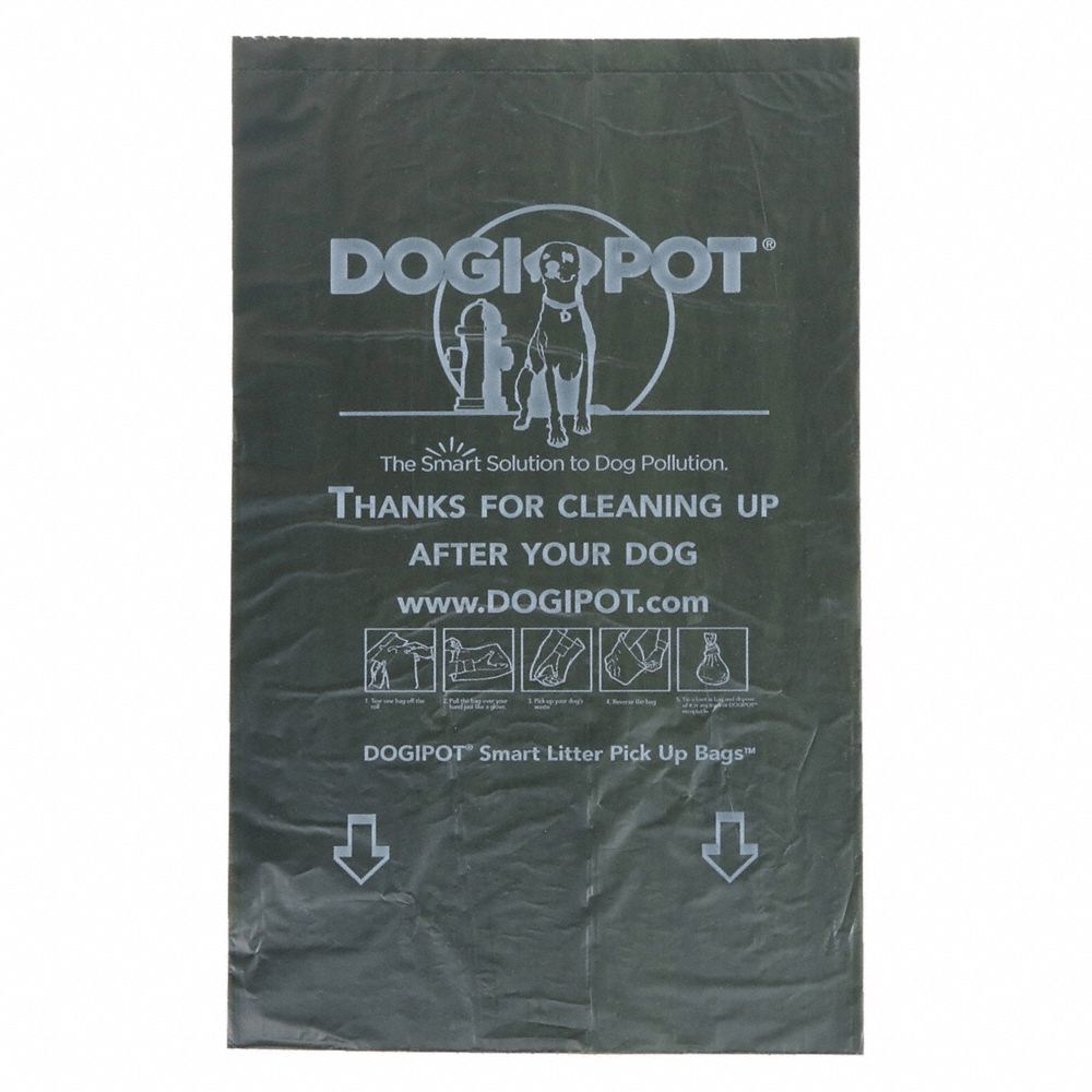 Dogipot Pet Waste Bags, 8 Oz., 0.70 Mil, Pk30