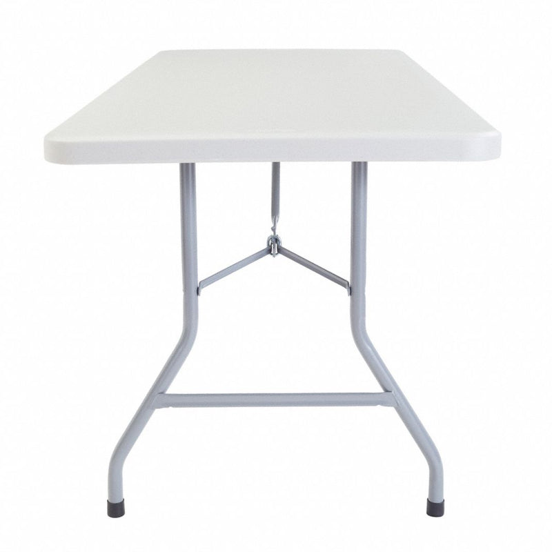 Rectangle Folding Table, 30" X 60" X 29-1/2", Blow-molded plastic Top