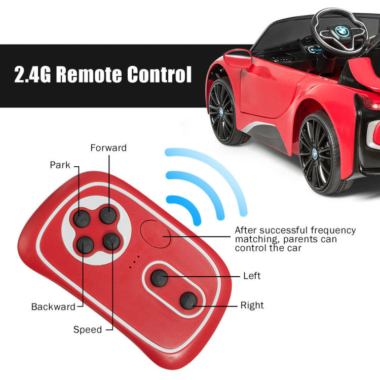 Costway 12V BMW Licensed Kids Ride-On Car with Remote Control