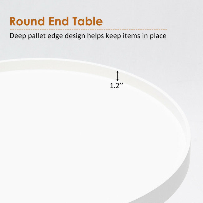 Round Side Sofa Coffee Table