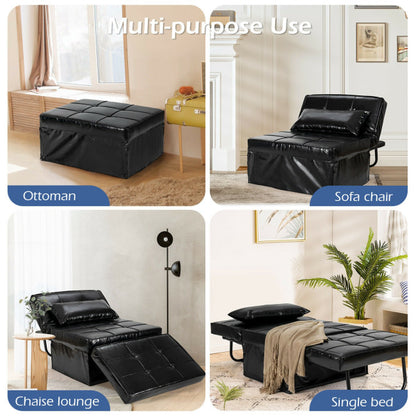 4 in 1 Multi-Function Convertible Sofa Bed Sleeper Folding Footstool