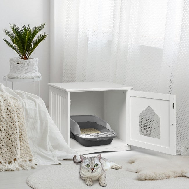 Sidetable Nightstand Weatherproof Multi-function Cat House