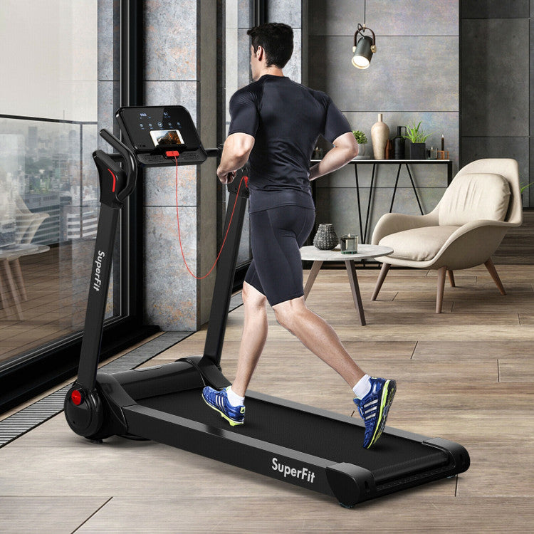 2.25 HP Electric Motorized Folding Treadmill with LED Display