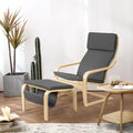 Relax Bentwood Lounge Chair Set with Magazine Rack