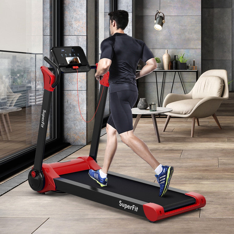 2.25 HP Electric Motorized Folding Treadmill with LED Display