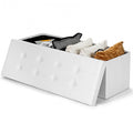 45 Inches Large Folding Ottoman Storage Seat