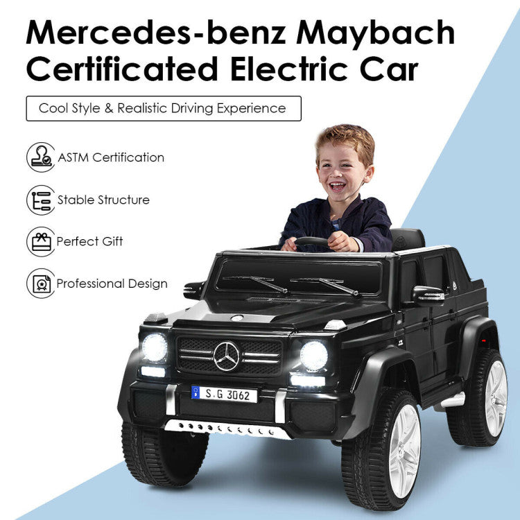 Costway 12V Licensed Mercedes-Benz Kids Ride-On Car