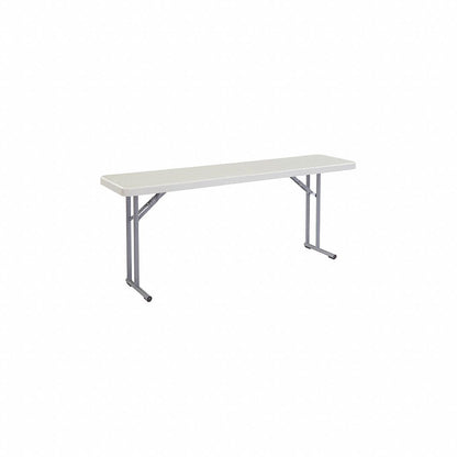 Rectangle Seminar Table, 18" X 72" X 29-1/2", Blow-molded plastic Top