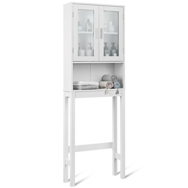 Bathroom Tower Storage Cabinet Organizer