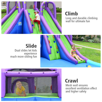 Inflatable Water Park Mighty Bounce House with Pool