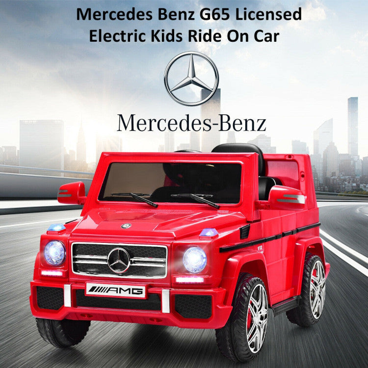 Costway Mercedes Benz G65 Licensed Remote Control Kids Riding Car