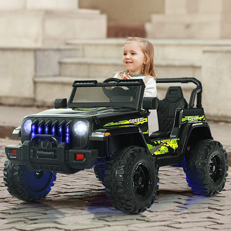 Costway 12V Kids Ride-on Jeep Car with 2.4G Remote Control