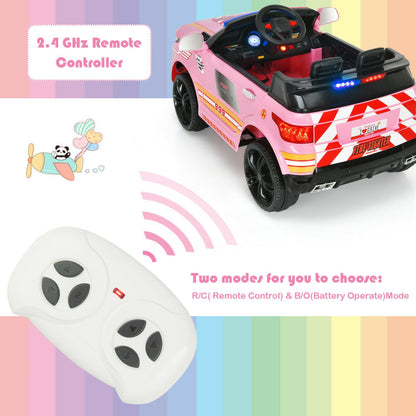 Costway 12V Kids Electric Ride On Car with Remote Control