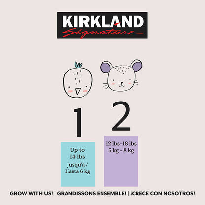 Kirkland Signature Diapers Sizes 1-2 - Milagru Store