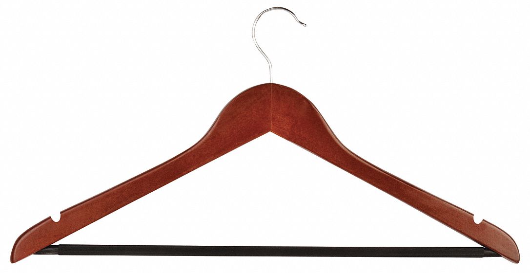 Wood Suit Hanger, Cherry, PK24
