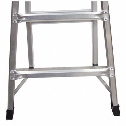 Werner Multipurpose Ladder, Extension, Scaffold, Staircase, Stepladder Configuration, 19 ft, Aluminum