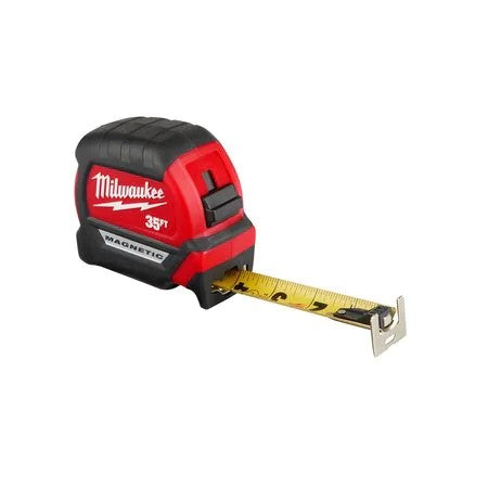 MILWAUKEE 35ft Compact Wide Blade Magnetic Tape Measure