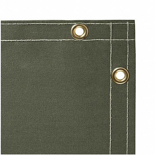 Welding Curtain, 10 ft. W, 6 ft., Olive