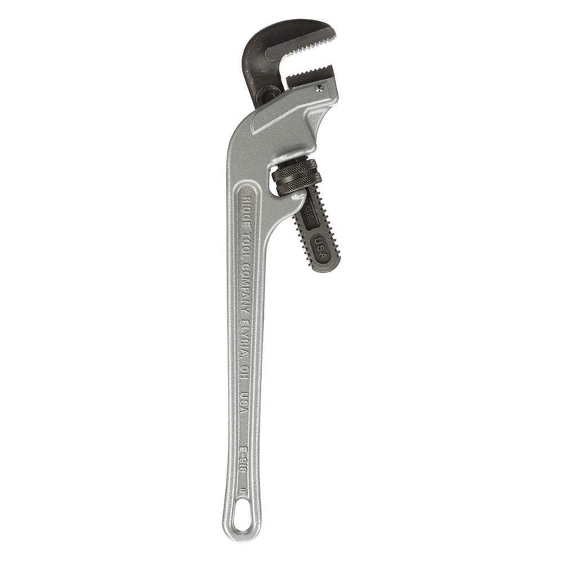 18 in L 2 1/2 in Cap. Aluminum End Pipe Wrench