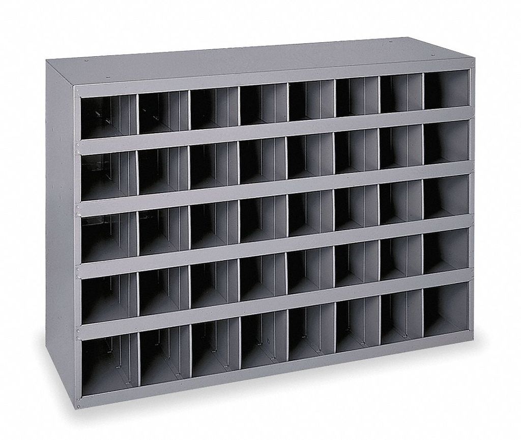 Prime Cold Rolled Steel Pigeonhole Bin Unit , 12 in D x 23 7/8 in H x