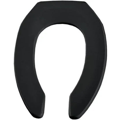 Toilet Seat, Without Cover, Plastic, Elongated, Black