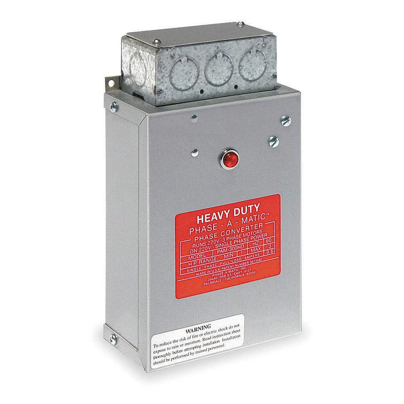 1-3 HP Phase Converter, Static