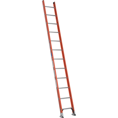 Straight Ladder, Fiberglass, 300 lb Load Capacity