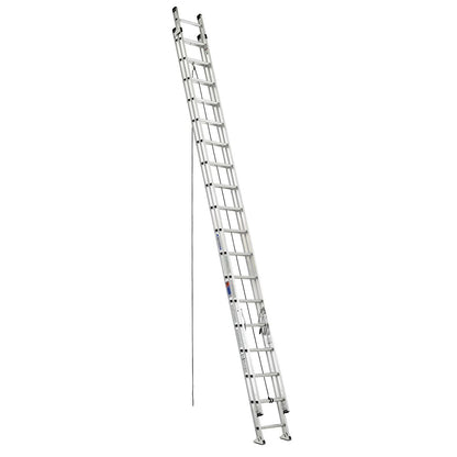36 ft Aluminum Extension Ladder, 300 lb Load Capacity