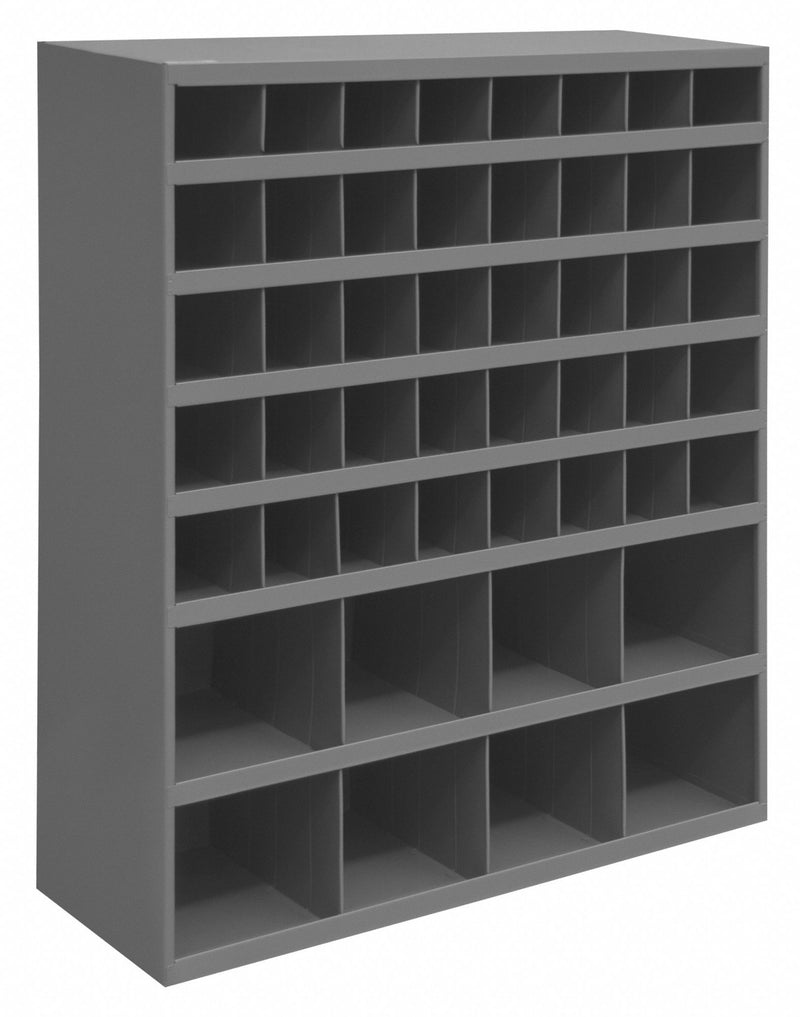 Prime Cold Rolled Steel Pigeonhole Bin Unit , 12 in D x 42 in H x