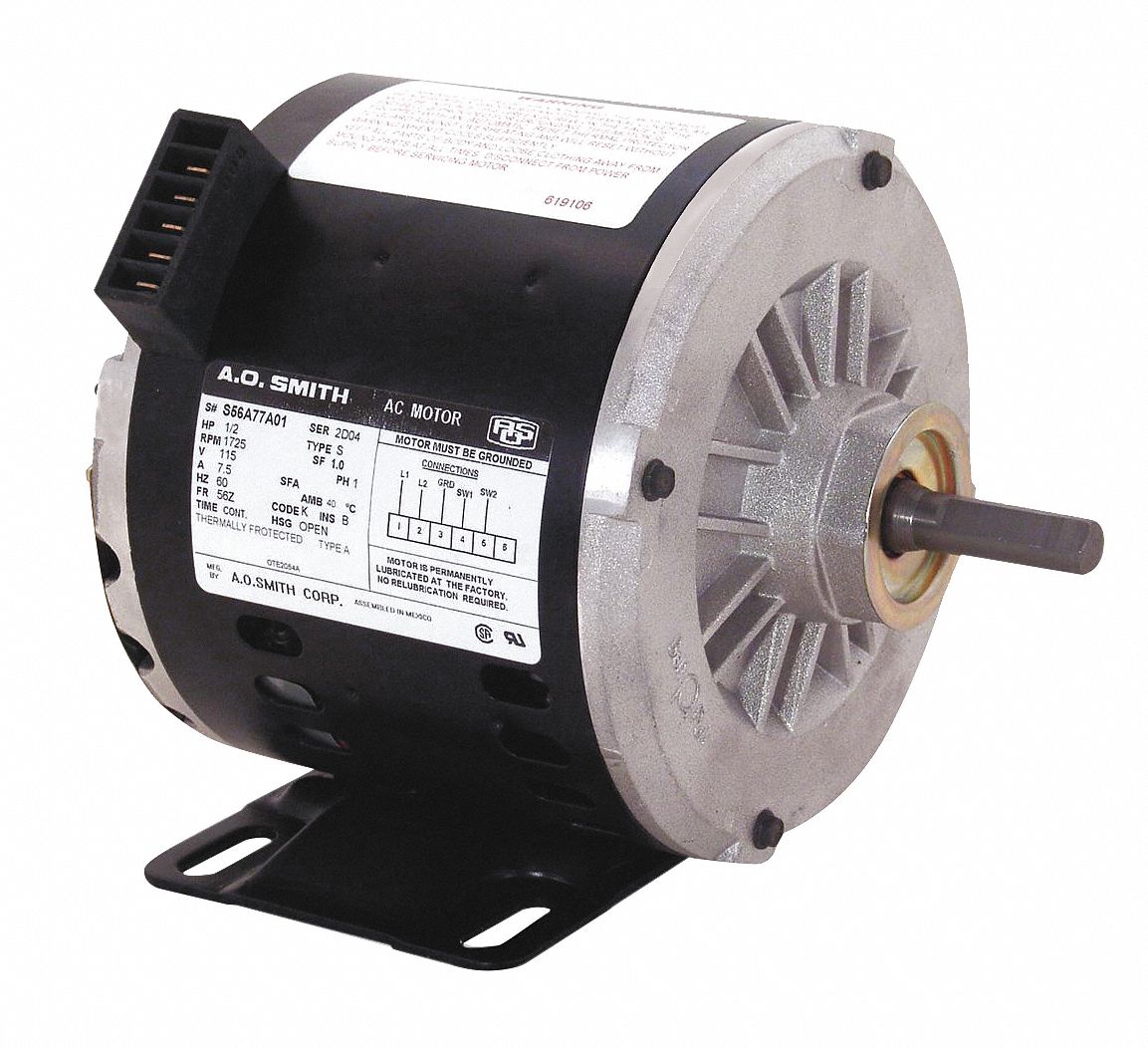Belt Drive Motor, 1/2 HP, OEM Replacement Brand: Triangle Engineering